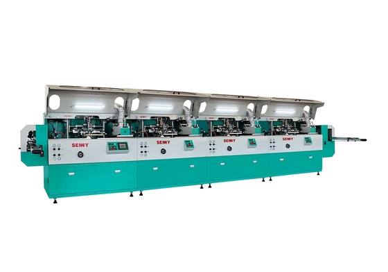4 रंग 300x250 मिमी 6000pcs/Hr ऑटो लेबलिंग मशीन बोतलों के लिए