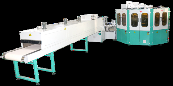 पूरी तरह से स्वचालित प्लास्टिक धातु कांच के लिए बोतल स्क्रीन प्रिंटर