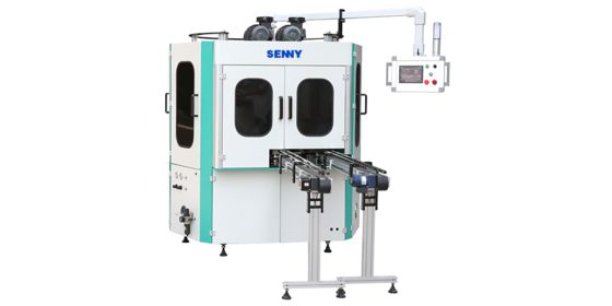 कॉस्मेटिक उद्योग में गोल टोपी के लिए 1-रंग स्क्रीन प्रिंटिंग मशीन