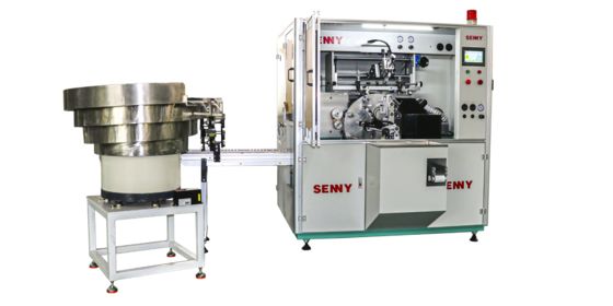 सिरिंज आईब्रो पेंसिल के लिए पूरी तरह से स्वचालित स्क्रीन प्रिंटिंग मशीन