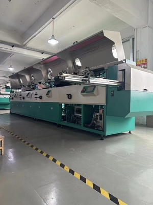 प्लास्टिक/कांच/धातु के कंटेनरों के लिए पूरी तरह से स्वचालित स्क्रीन प्रिंटिंग मशीन 85pcs/मिनट