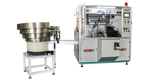 8 कार्य स्टेशन 1 रंग पूर्ण स्वचालित स्क्रीन प्रिंटिंग मशीन सिरिंज/आँख पेंसिल के लिए