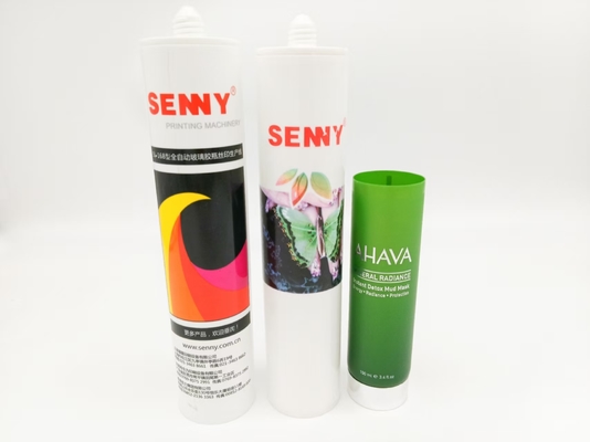 2-रंग 80 पीसी/मिनट सॉफ्ट ट्यूब सीएनसी स्वचालित यूवी प्रिंटिंग मशीन