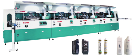 1-8 रंग 85 पीसी/मिन ऑटोमैटिक यूवी बोतल प्रिंटिंग मशीन SL1688