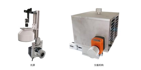 2500 पीसी/मिन प्लास्टिक की बोतलों के ढक्कन 360 डिग्री उच्च गति दृश्य निरीक्षण मशीन