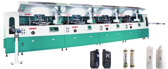 1-8 Color Plastic Bottle 85 Pcs/Min Automatic UV Printing Machine