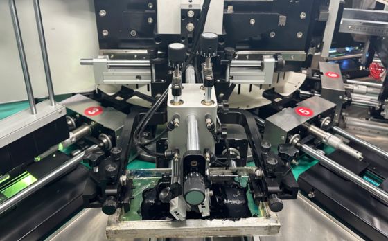 7-color 85 pcs/min CNC soft tubes UV screen printing machine