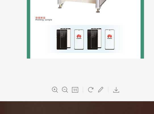 एसजीएस 1000 पीसी/घंटा 3 डी ग्लास की गोलियों के लिए वायवीय पैड प्रिंटिंग मशीन