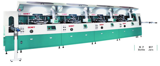 कंटेनर के लिए OEM 6000pcs/Hr 8 रंग स्क्रीन प्रिंटिंग मशीन