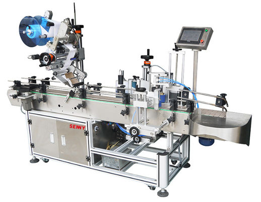 0.6mpa 1.5KW गोल बोतल के लिए ऑटो स्टिकर लेबलिंग मशीन