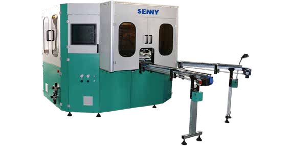 छोटे कंटेनर प्रिंटिंग के लिए 8 वर्क स्टेशन ऑटो हॉट स्टैम्पिंग मशीन 45pcs/मिनट