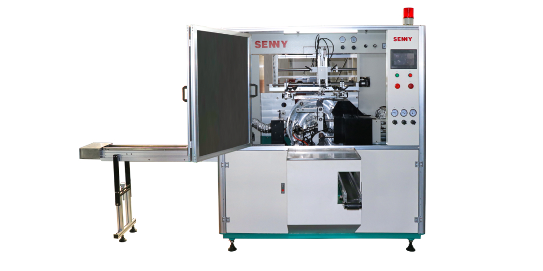 एलईडी-यूवी ट्यूब स्क्रीन प्रिंटिंग मशीन 50 पीसी/मिनट ऑटोमैटिक फीडिंग