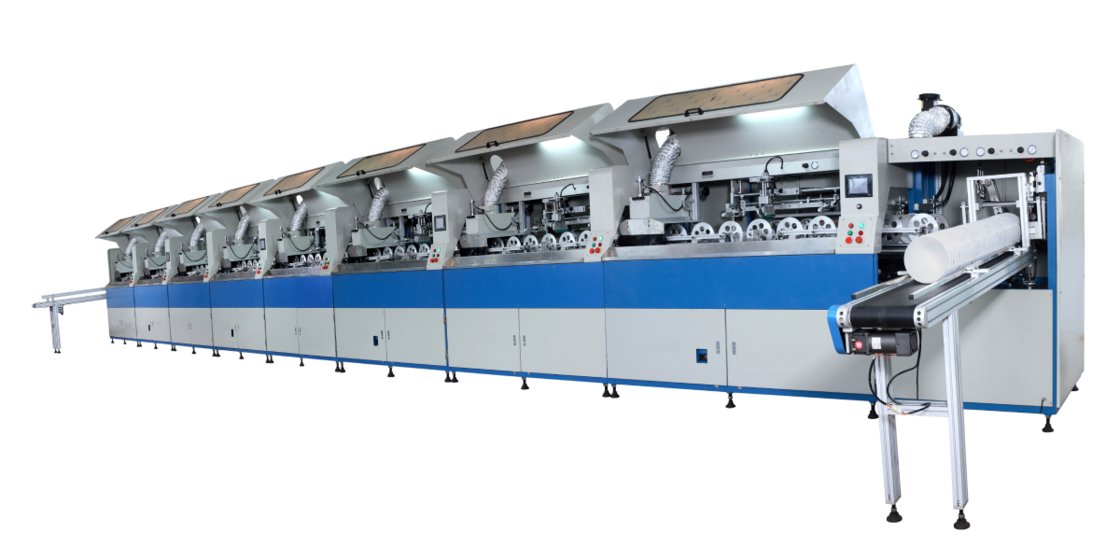 1-5L प्लास्टिक गोल बाल्टी यूवी प्रिंटिंग मशीन 35pcs/मिनट