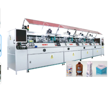 300*250mm 100pcs/Min Fully Automatic Silk Screen Printing Machine Multicolor