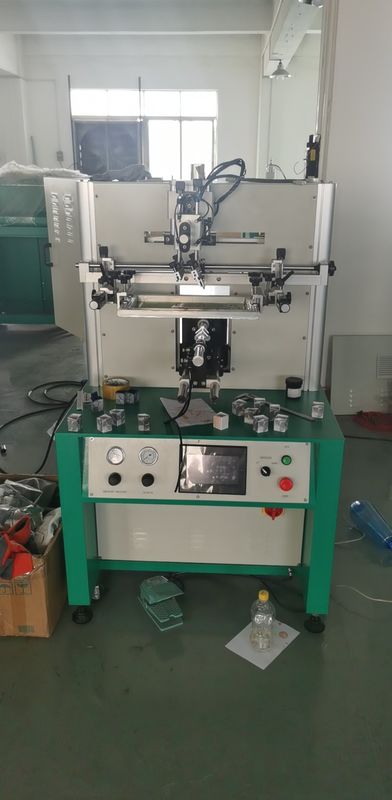 मैक्स प्रिंटिंग एरिया 350 X250mm फुट कंट्रोल के साथ सर्वो मोटर डिजिटल सिल्क स्क्रीन प्रिंटिंग मशीन